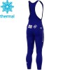Fietsbroek Lang met Bretels 2021 Groupama–FDJ N001 Winter Thermal Fleece